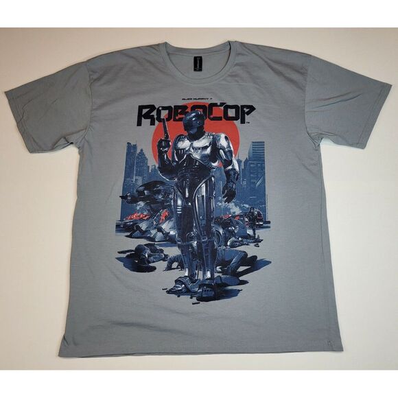Alex Murphy is Robocop T-Shirt Mens Large. Grey‎ Movie Tee - Picture 1 of 7